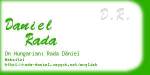 daniel rada business card